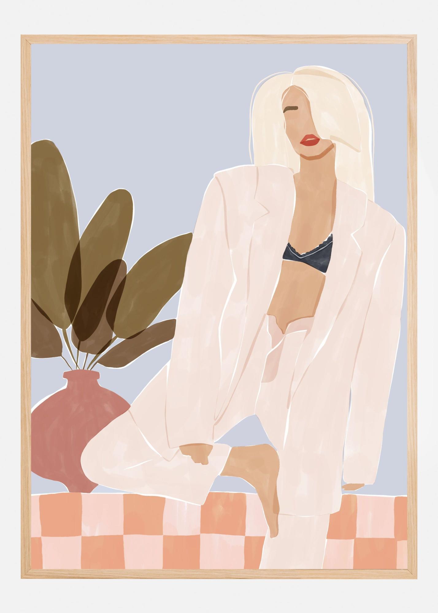 Too Lazy To Yoga Póster (21x29.7 cm (A4))